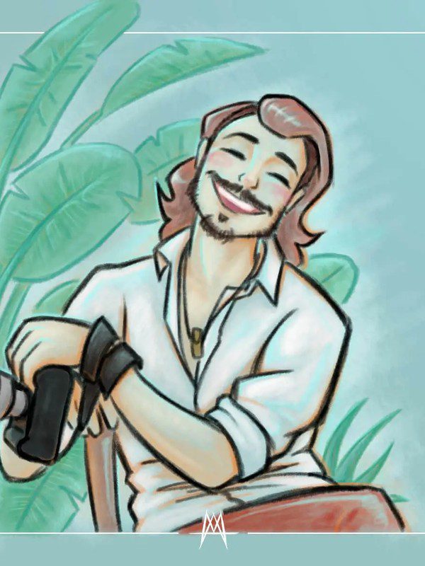 Personaje fantástico caracterizado por Morgana Art